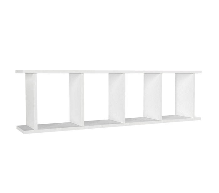 Hanah Home Estantería Blanca Diseño Escandinavo Transformación Elegante 120x33.6x19.5cm